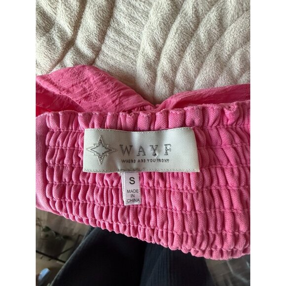 Anthropologie | WAYF (Where Are You From) | Small | Pink Textured Blouse - Picture 7 of 7